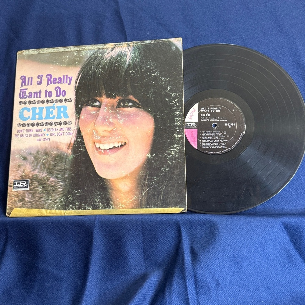 Cher Vinyl Record - Black